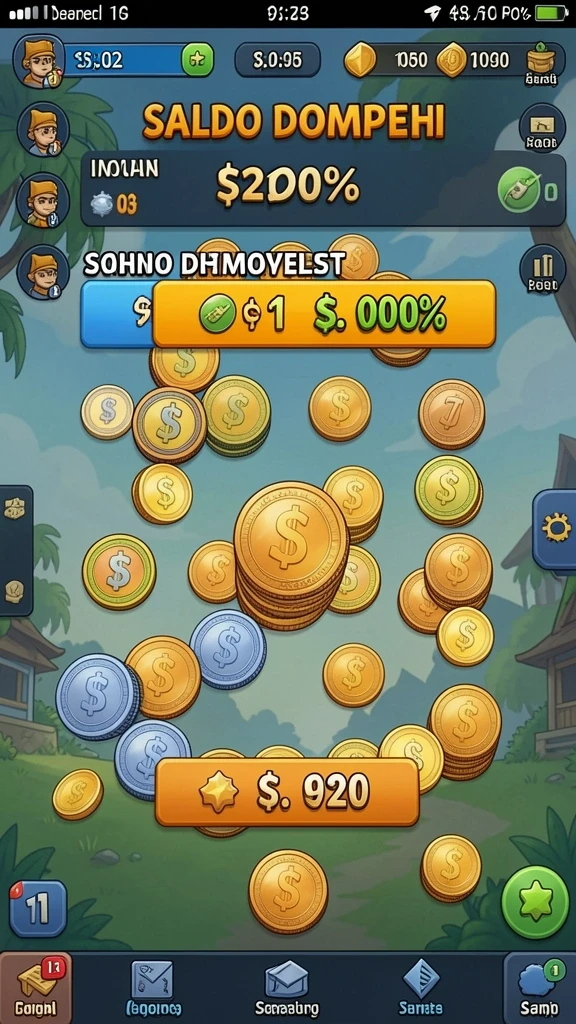 atm138 - Tampilan level pertama yang menarik.