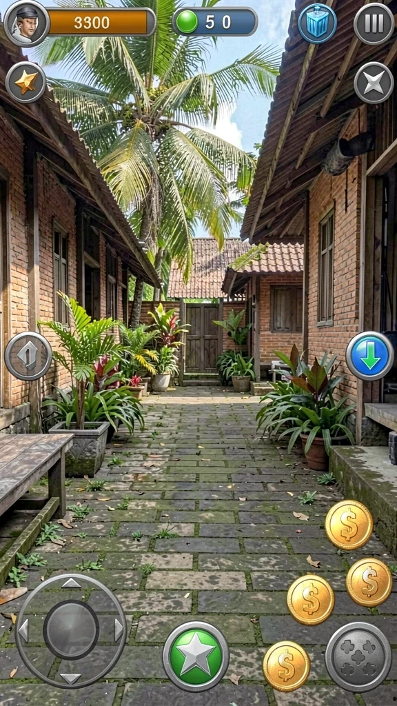 n06 - Contoh pertempuran mendebarkan antara karakter dan musuh.