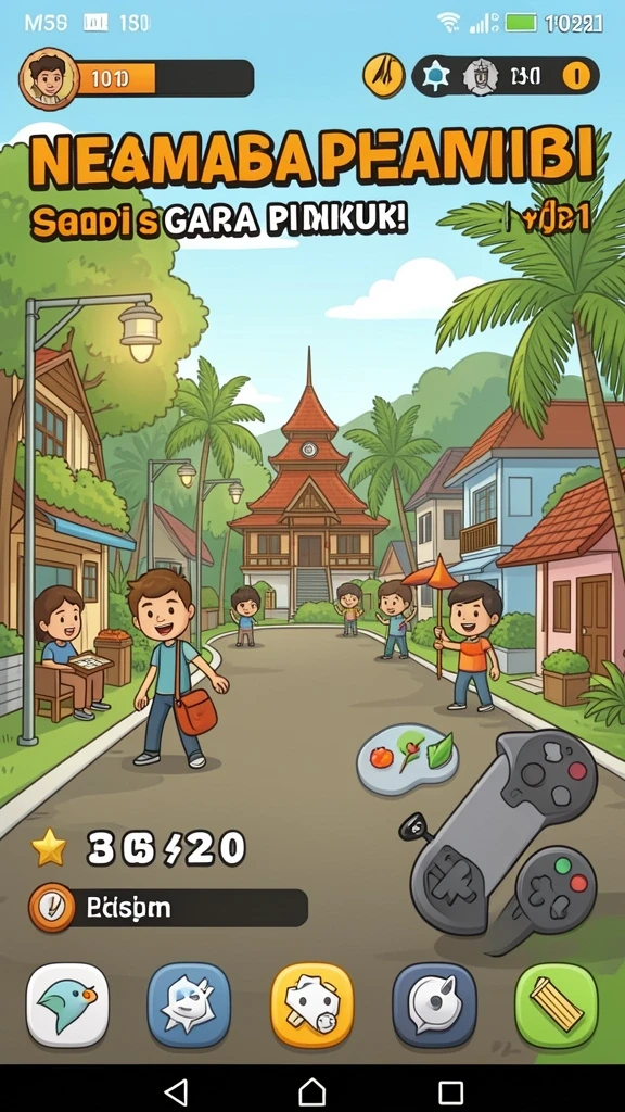 sobatgaming - Tampilan antarmuka yang menarik dan mudah digunakan.