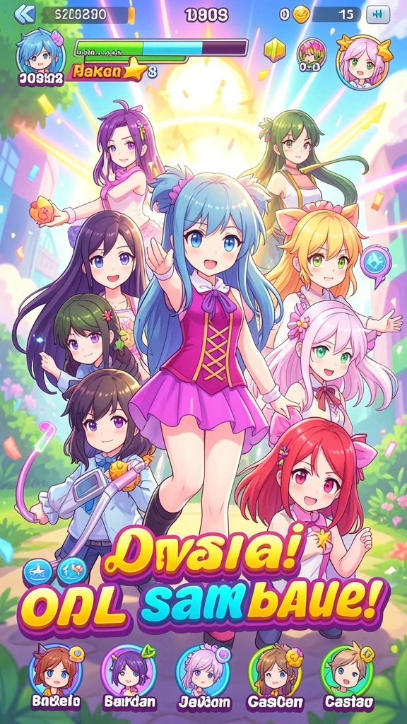 untunggo - Ilustrasi level dengan tantangan yang beragam dan kreatif.